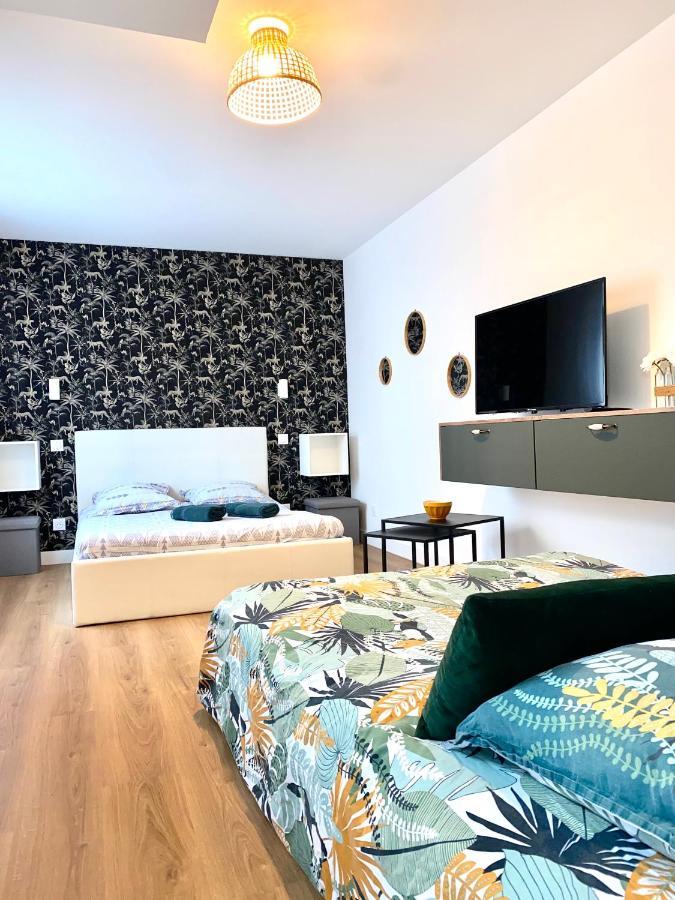 Superbe Appt Avec Cour Et Parking Gratuit A 5Min De La Cite Medievale Carcassonne Exterior foto